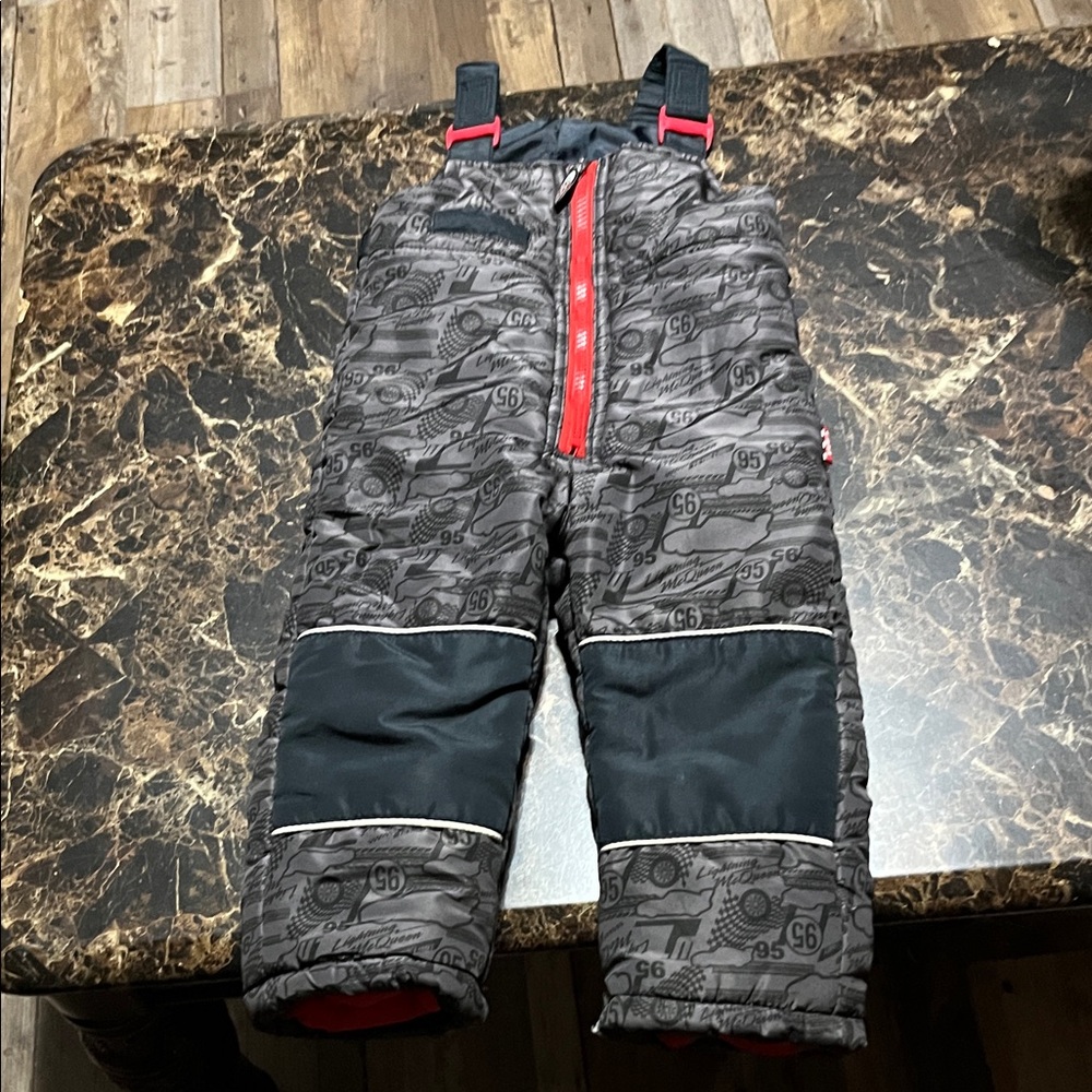 Stylish Kids Overalls with Red Accents